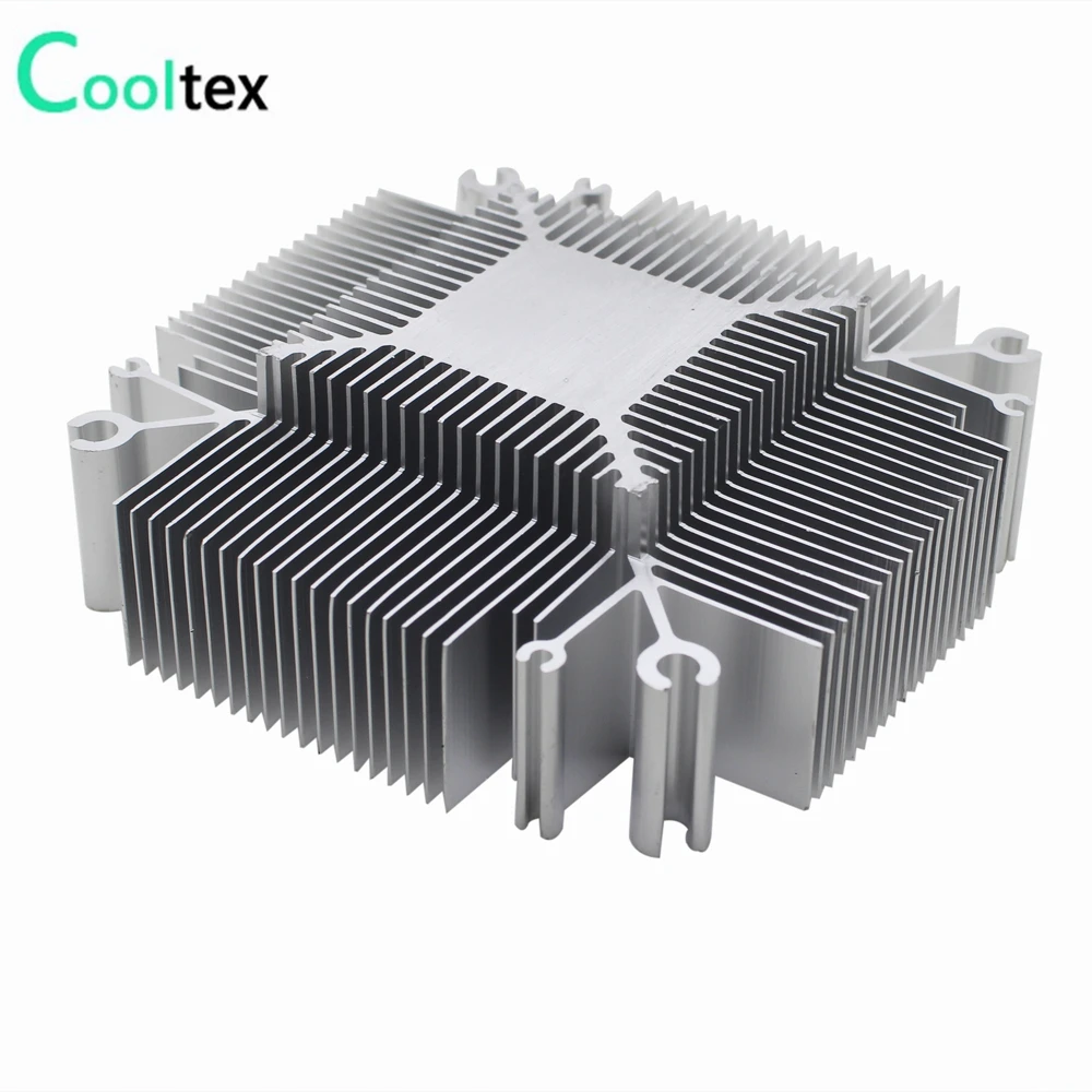 Disipador de calor LED para refrigeración, de aluminio puro disipador de calor, 30w-100w, bricolaje - imagen 3