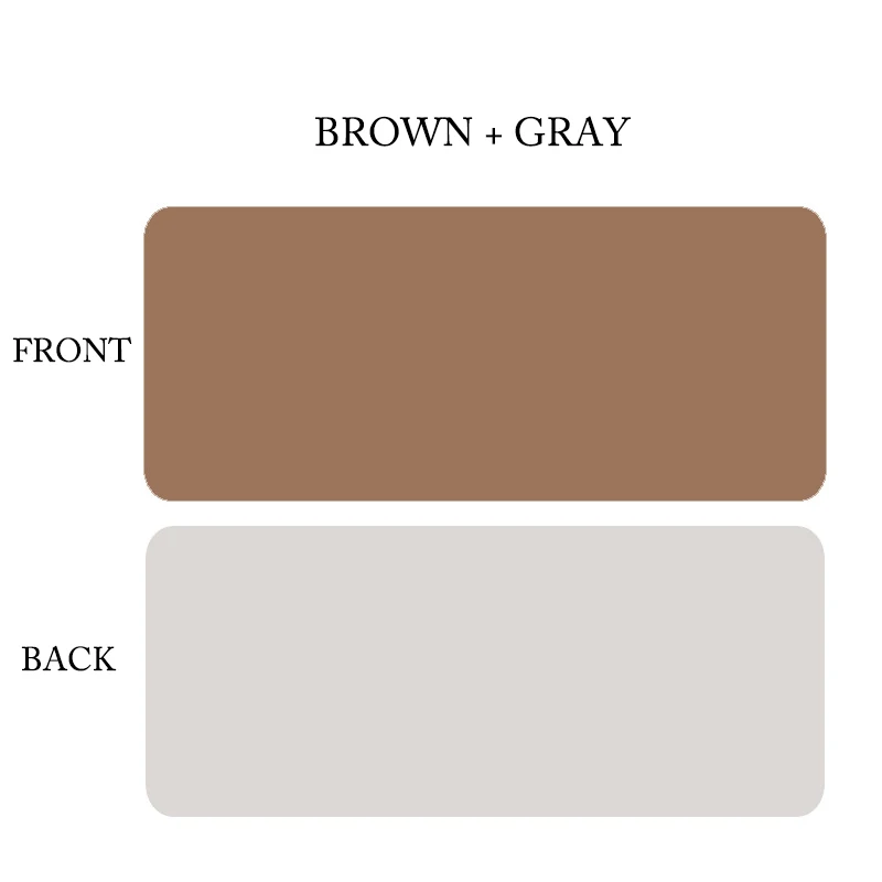 BROWN and GRAY