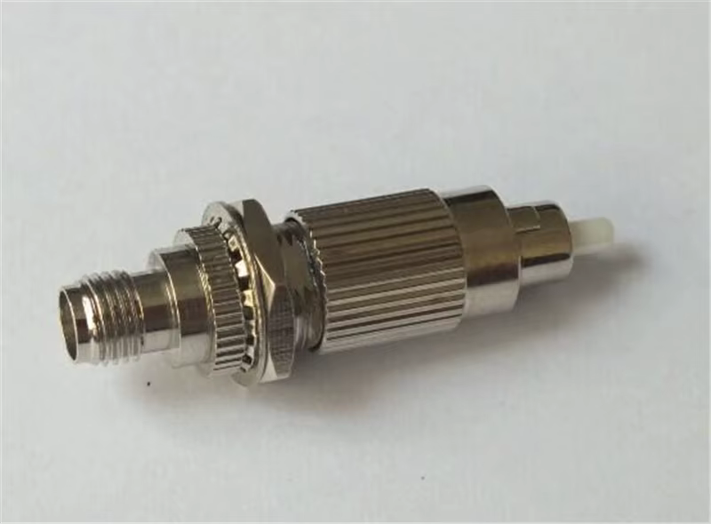 ELINK Adaptador Fibra Óptica SMA FC Hembra Macho Metal SM/MM FTTH