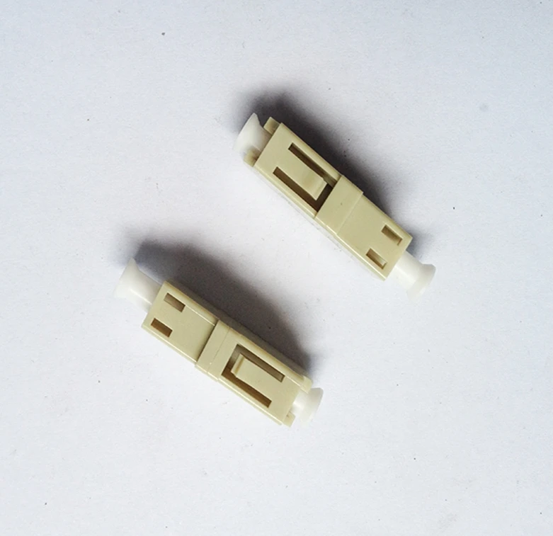 Adaptador de fibra LC 50 Uds SIMPLEX SM MM APC OM3 OM4 azul verde gris Aqua PINK SX acoplador ftth de fibra óptica envío gratis IL 0,2db - imagen 5