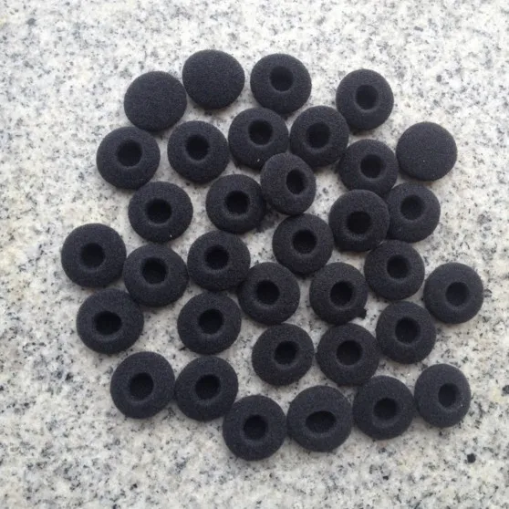50 Uds. Almohadillas de espuma de 18mm, almohadillas de repuesto para auriculares, fundas de esponja para la mayoría de los auriculares intrauditivos MP3 MP4 - imagen 4