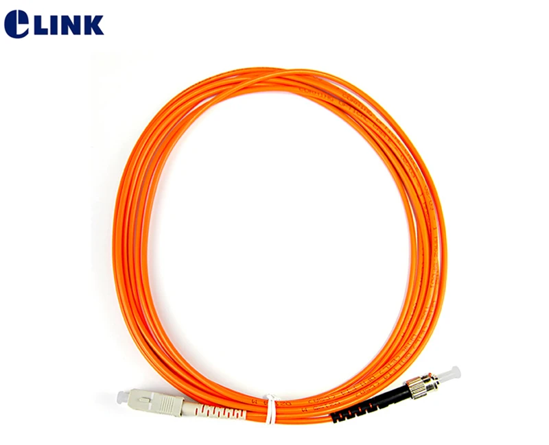 SC-ST cable de conexión de fibra om2 multimodo Simplex 3,0mm 50/125um cable 1m2m3m5m10m7m puente de fibra óptica envío gratis ELINK 20 piezas - imagen 2