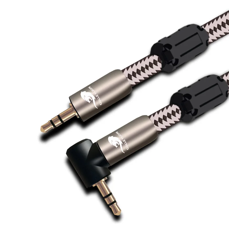 Cable de Audio HIFI de 3,5mm a 3,5mm para auriculares, Cable auxiliar para Iphone, teléfono, altavoz de coche, Mini Jack, Cable auxiliar estéreo, 1m, 2m, 3m