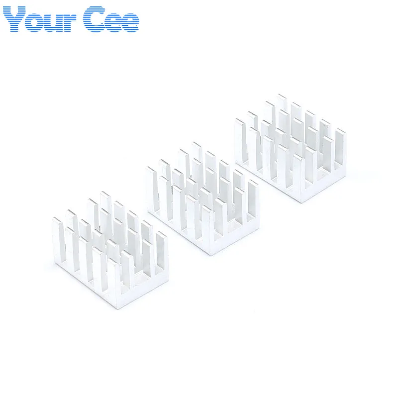 10 uds/2 uds disipador de calor radiador 19X13X11mm enfriador de aleta disipador de calor de aluminio para Chip IC LED 19*13*11mm - imagen 3