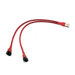 Cable Adaptador USB Ventilador PC 3/4 Pines 5V