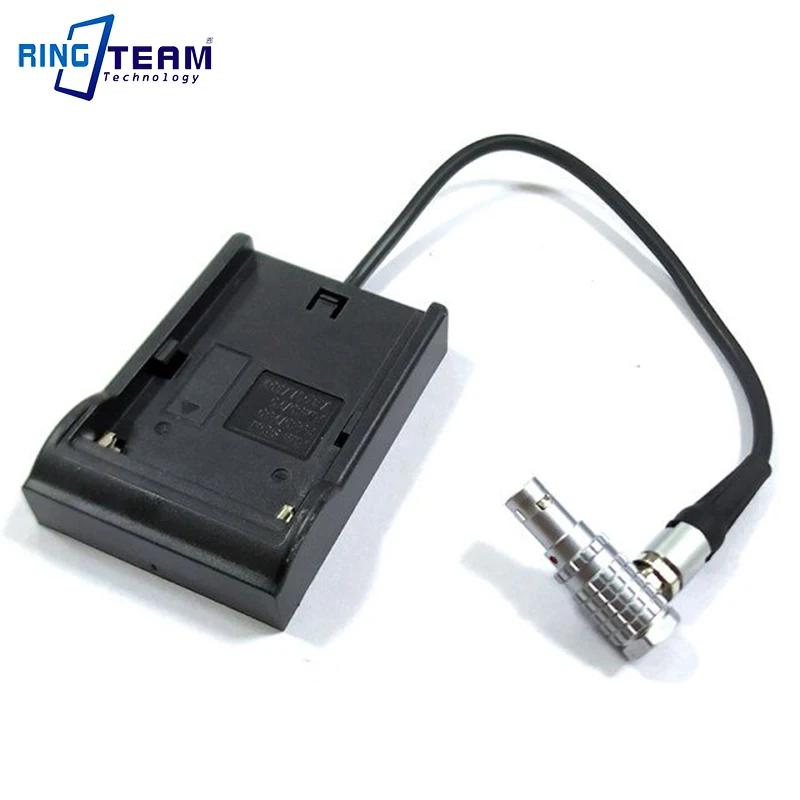 NP-Soporte de placa de cargador de batería F970, F750, F550, FM70, V607, VBD1, para Lemo 2 pines, OB macho para Teradek Bolt Pro 300, 500, 600, 1000