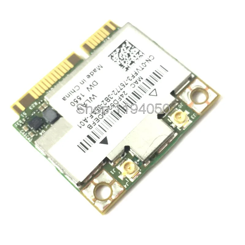 WDXUN para tarjeta WiFi BCM94352HMB DW1550 + Bluetooth 4,0 867Mbps WLAN inalámbrico-AC 867Mbps 802.11ac PCI-E 2,4 GHz 5GHz - imagen 4