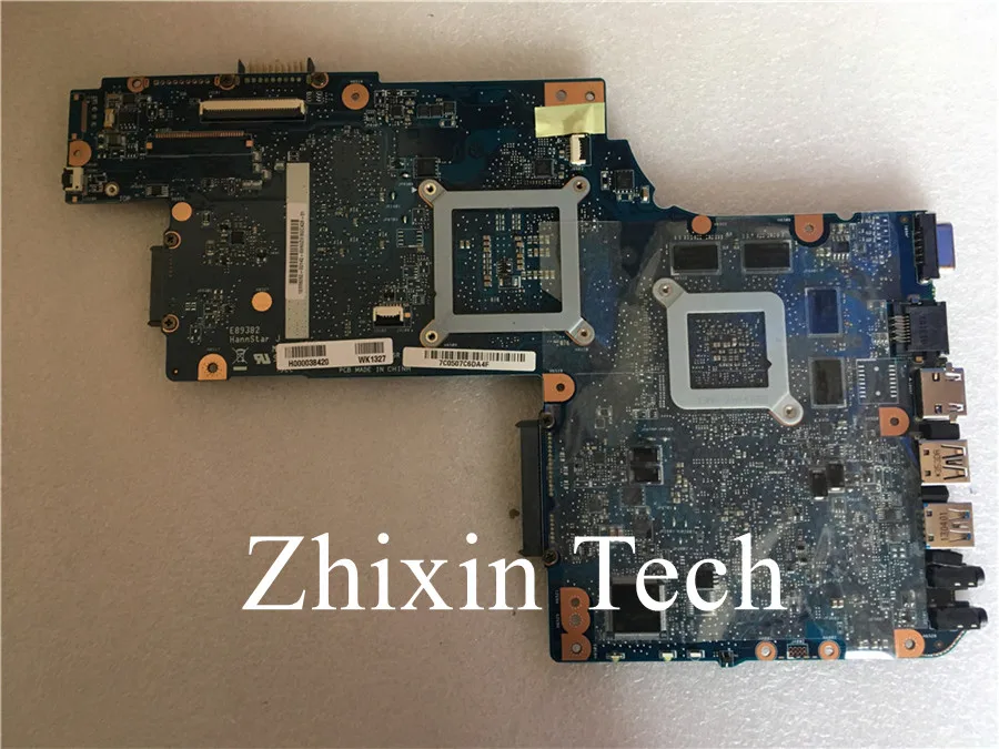 Yourui para Toshiba L850 C850 placa base para ordenador portátil H000051770 PGA989 DDR3 ATI HD 7670M 2GB HM76 DDR3 placa base 100% probada