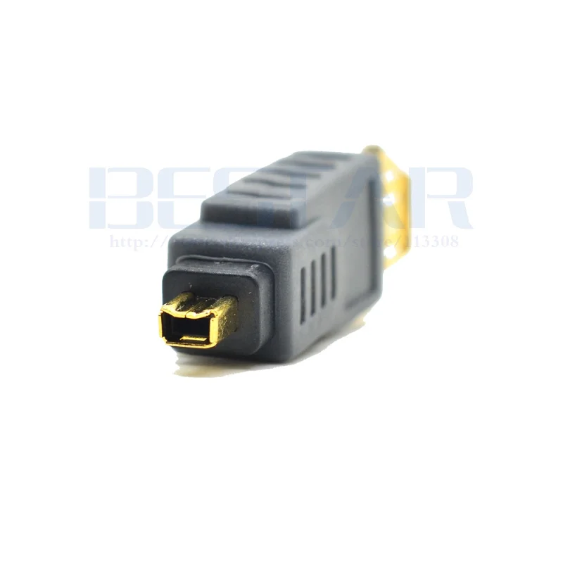 Adaptador de conector Firewire de 4 pines macho a 6 pines hembra, adaptador IEEE 1394, IEEE-1394a macho a hembra para transferencia de datos - imagen 4