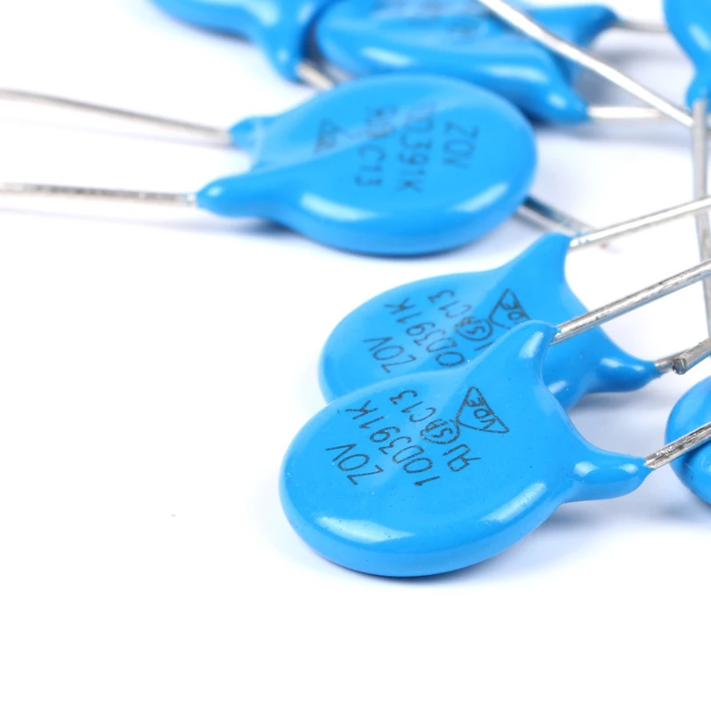 Varistores de 50 piezas, 10D391K, 10D-391K, 10D391, 390V, resistencia dependiente del voltaje del Metal, VDR, VSR - imagen 3