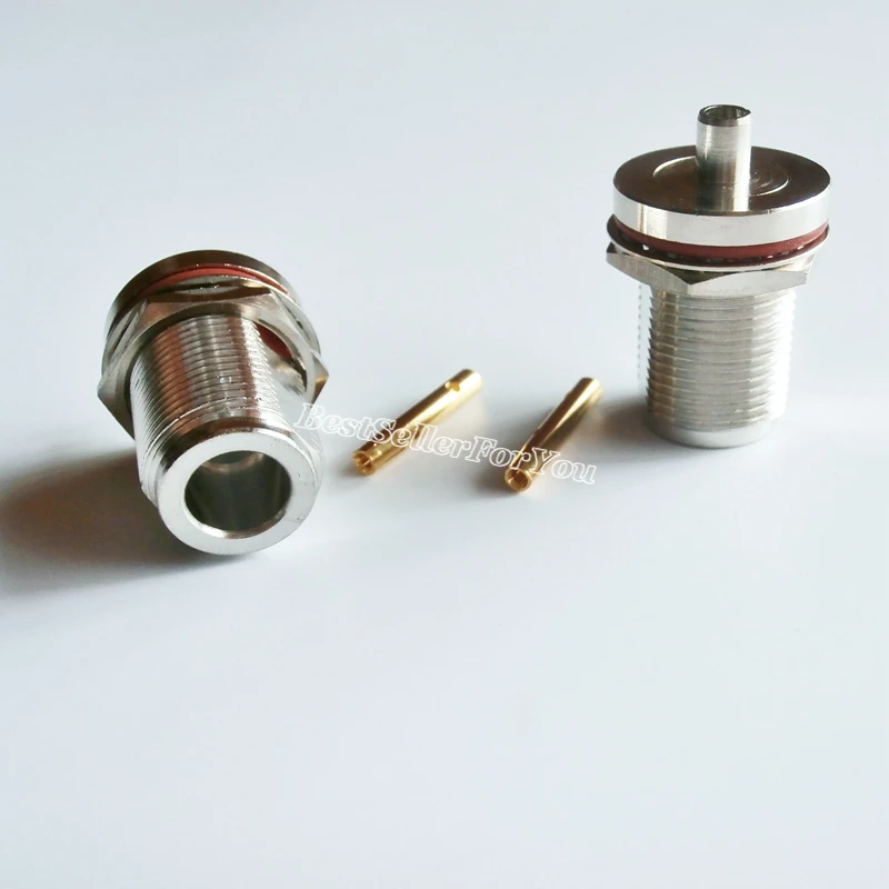 Conector RG402 de Cable de 141 ", 1 pieza, tuerca de mampara, junta tórica - imagen 3