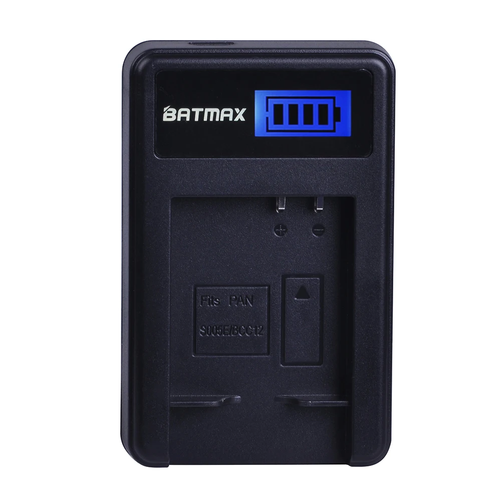 Batería Batmax CGA-S005E S005 DMW-BCC12 + cargador USB LCD para Panasonic Lumix DMC-LX1 LX2 LX3 FX3 BCC12 para FUJI NP-70 DB60 - imagen 4