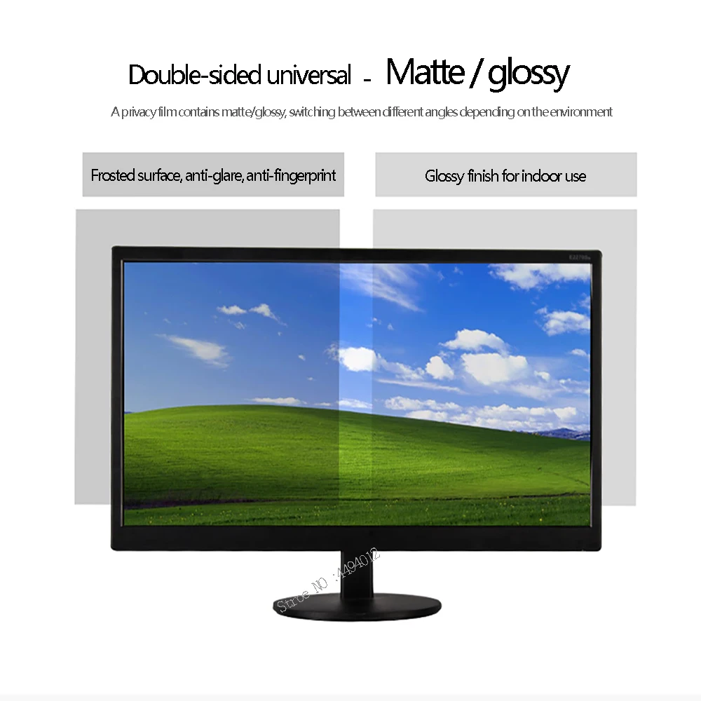 Protectores de pantalla para ordenador portátil, película protectora para Monitor de privacidad, 23,8 pulgadas, 16:9, 529mm x 296mm - imagen 4