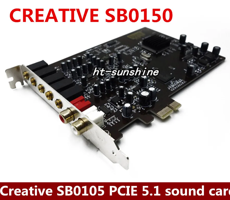 NATURE SOUND BLESSED PCI-E 5,1 tarjeta de sonido creativa SN0105 SB0105 PCIE 5,1 para XP WINDOWS 7/8/10