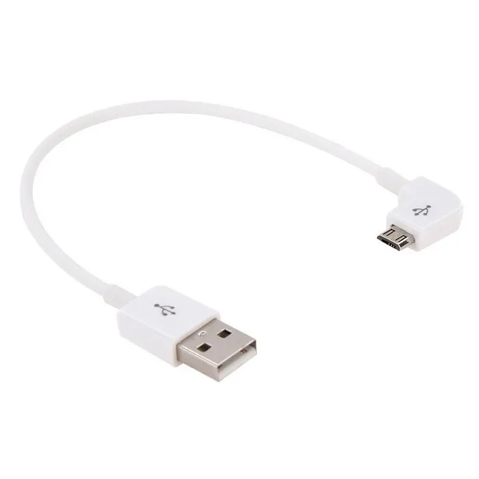 Cable Micro USB corto de 90 grados, carga rápida de esquina 3A, USB a cargador de ángulo Microusb, sincronización de datos, Cable de carga rápida, 20cm, 1m - imagen 5