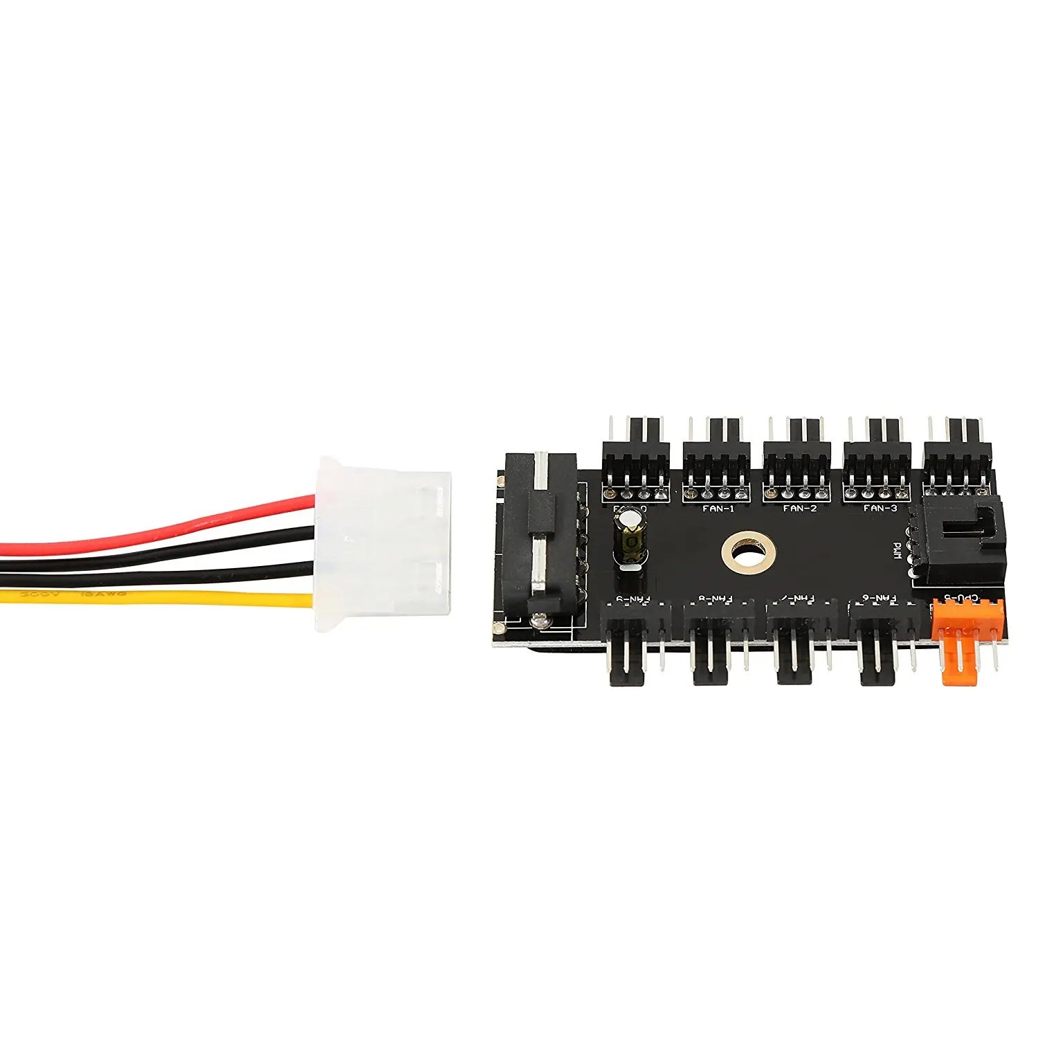 Ventilador CPU PWM 12V con Hub 10 Puertos SATA/Molex - imagen 3