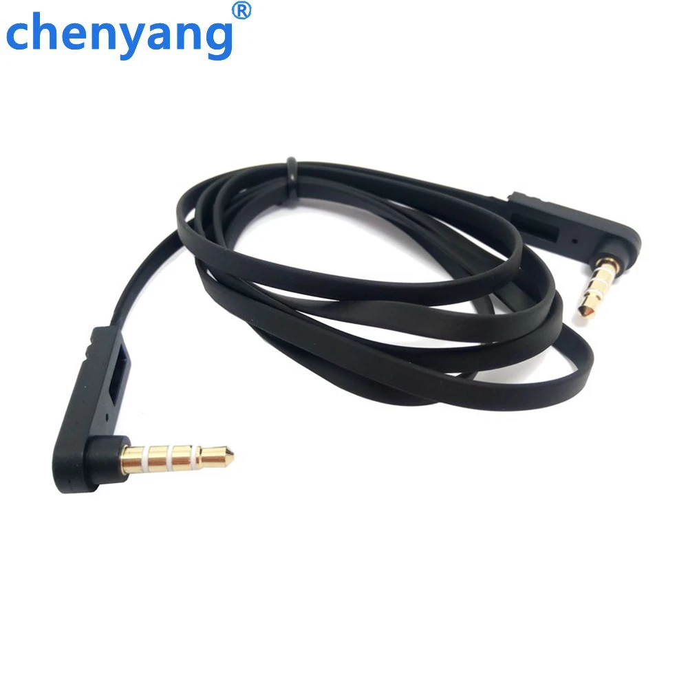 Stecker TRRS Rechter-Cable plano auxiliar de Audio, 1M, 3,5mm, 1/8 pulgadas, ángulo de 90 grados