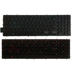 Teclado Retroiluminado Dell G3 G5 G7 QWERTY US Negro
