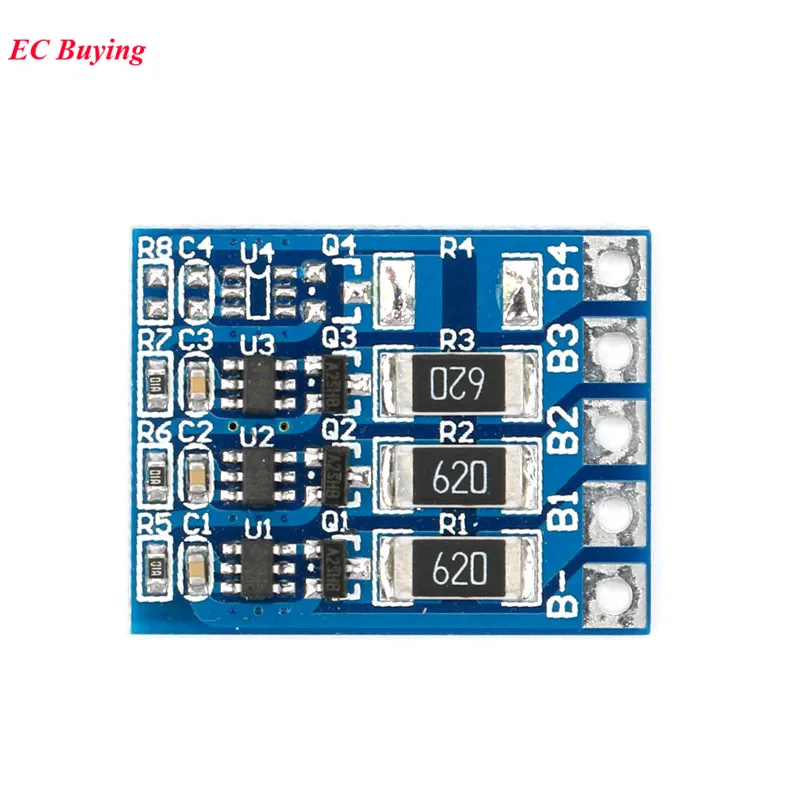 Balanceador de batería 3S 18650, placa PCB BMS Li-ion 11,1 V 12,6 V 18650, módulo de carga de batería, equilibrio de corriente de voltaje 4,2 V 66mA - imagen 3