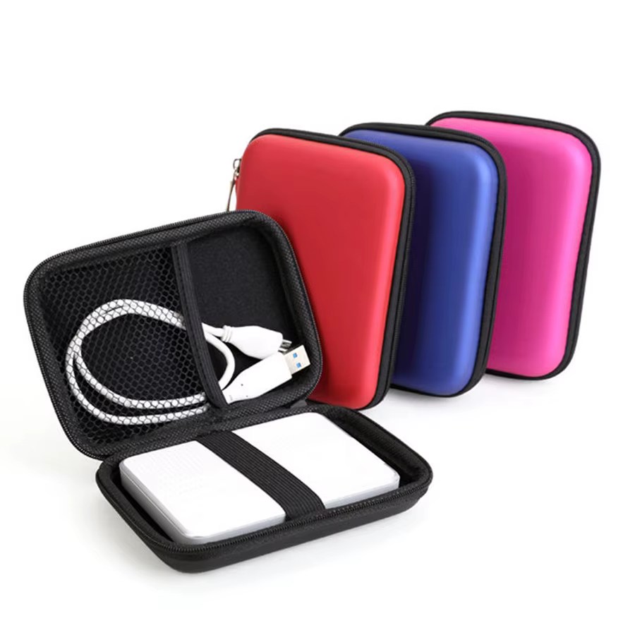 Funda para HDD Externo 2,5 con cable USB resistente y protección