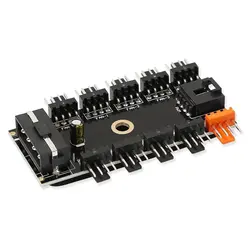 Ventilador CPU PWM 12V con Hub 10 Puertos SATA/Molex