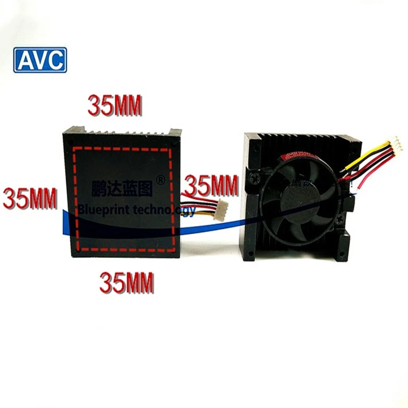 Ventilador BGA de 5V CC, Enfriador de Tarjeta gráfica con disipador de calor de 40mm, 40x40x15mm, 4cm, 4010, nuevo - imagen 3