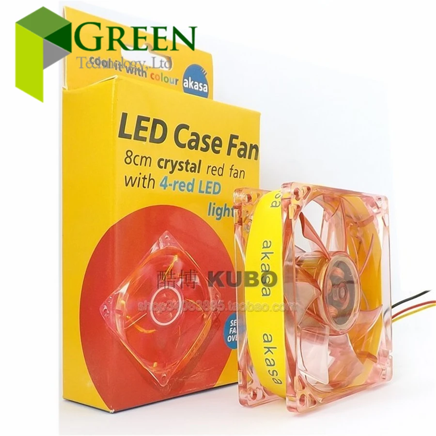 Ventilador AKASA 80mm LED DC12V 1.4W DFS802512M - imagen 3