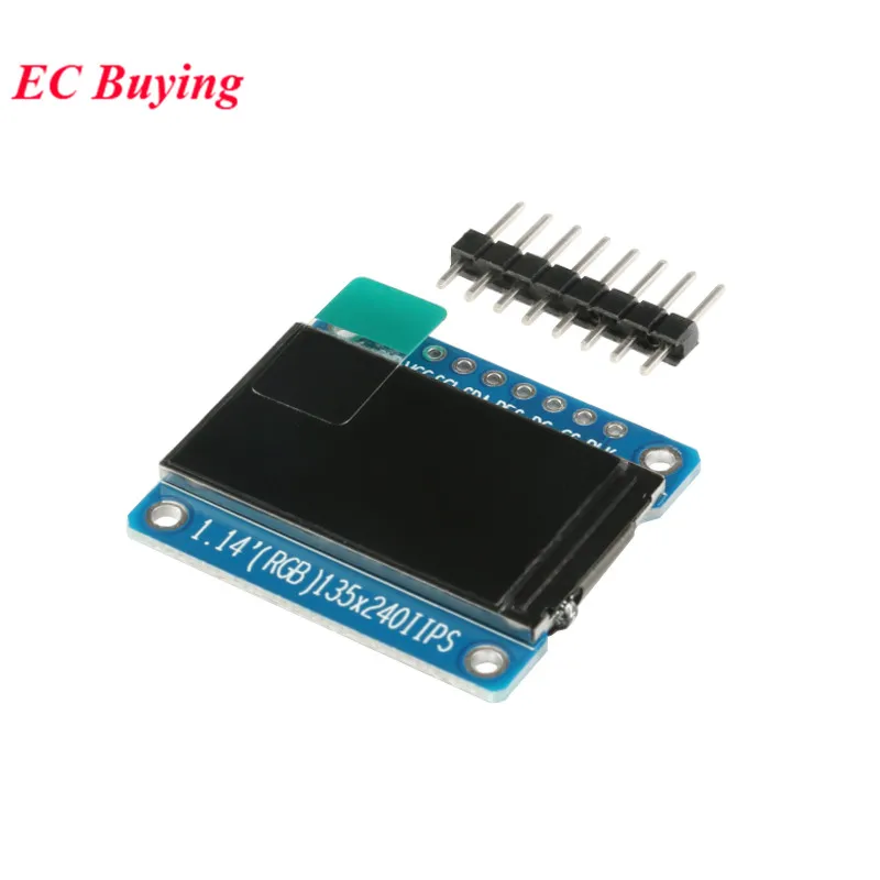 1.14 Inch IPS OLED Display Module Bare LCD Screen 135*240 RGB TFT for Arduino ST7789 LCD Board SPI Full Color HD OLED 8pin DIY - imagen 5