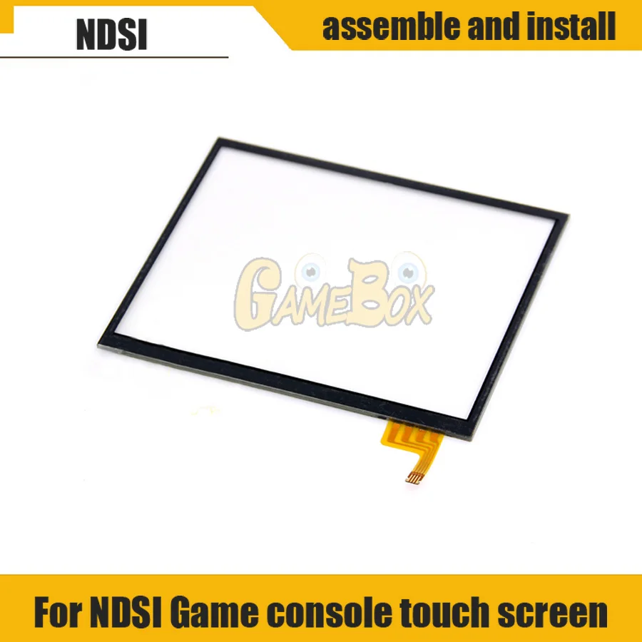 Digitalizador de pantalla de lente táctil de cristal OEM inferior para pantalla táctil digitalizadora LCD inferior NintenDSi para consola Nintendo DSi