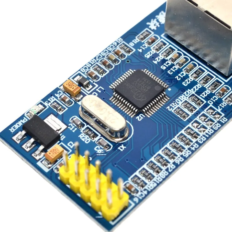 Hardware del módulo de red Ethernet W5500 Programa de microcontrolador TCP / IP 51 / STM32 sobre W5100 - imagen 2