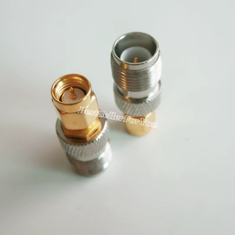 Adaptador RP TNC Hembra a SMA Macho Coaxial RF - imagen 2