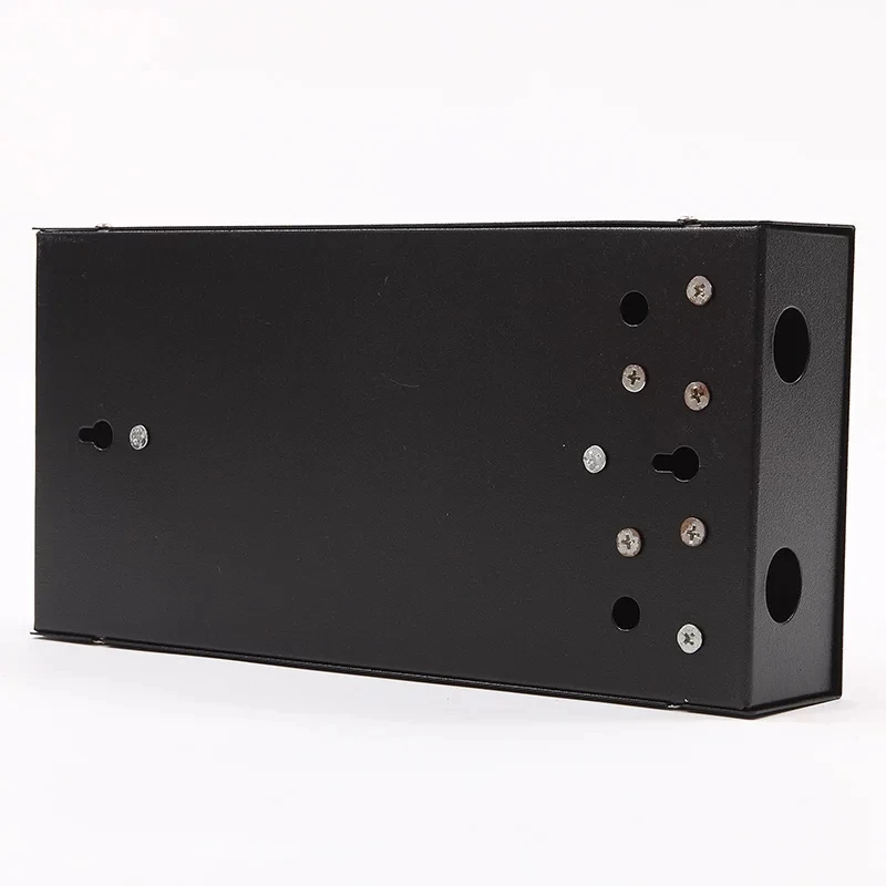 Caja de terminales en blanco FTTH SC de 12 núcleos SPCC 12 puertos LC panel de conexión de fibra óptica dúplex caja de distribución FTTX negro ELINK 3 uds - imagen 4