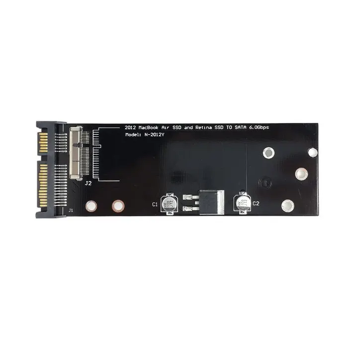 PCBA 17 + 7pin SSD HDD a SATA 22Pin unidad de cartucho de disco duro para Macbook Air Pro MD223 MD224 MD231 MD232 SSD - imagen 2