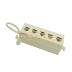 Adaptador divisor de línea telefónico con varias salidas