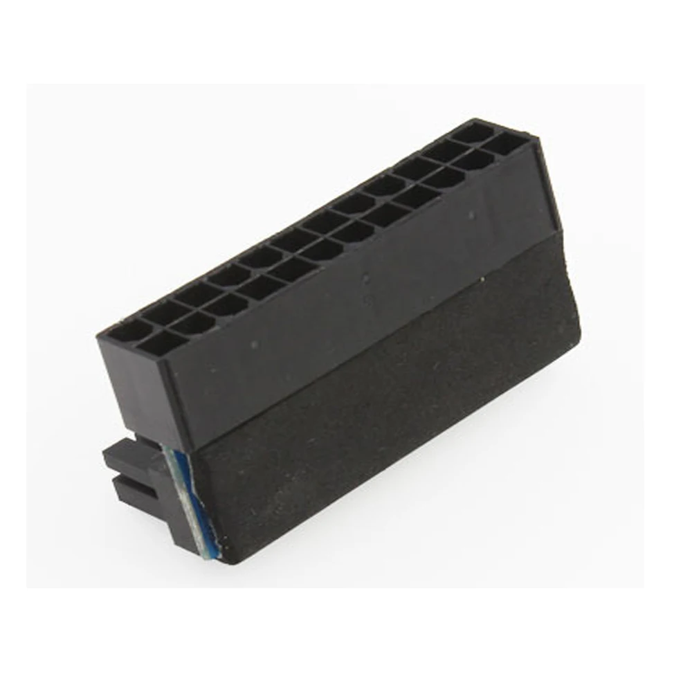 Adaptador de enchufe ATX de 24 pines a 24 Pines, 90 grados, placa base, conectores de alimentación, Cables de fuente de alimentación modulares - imagen 5