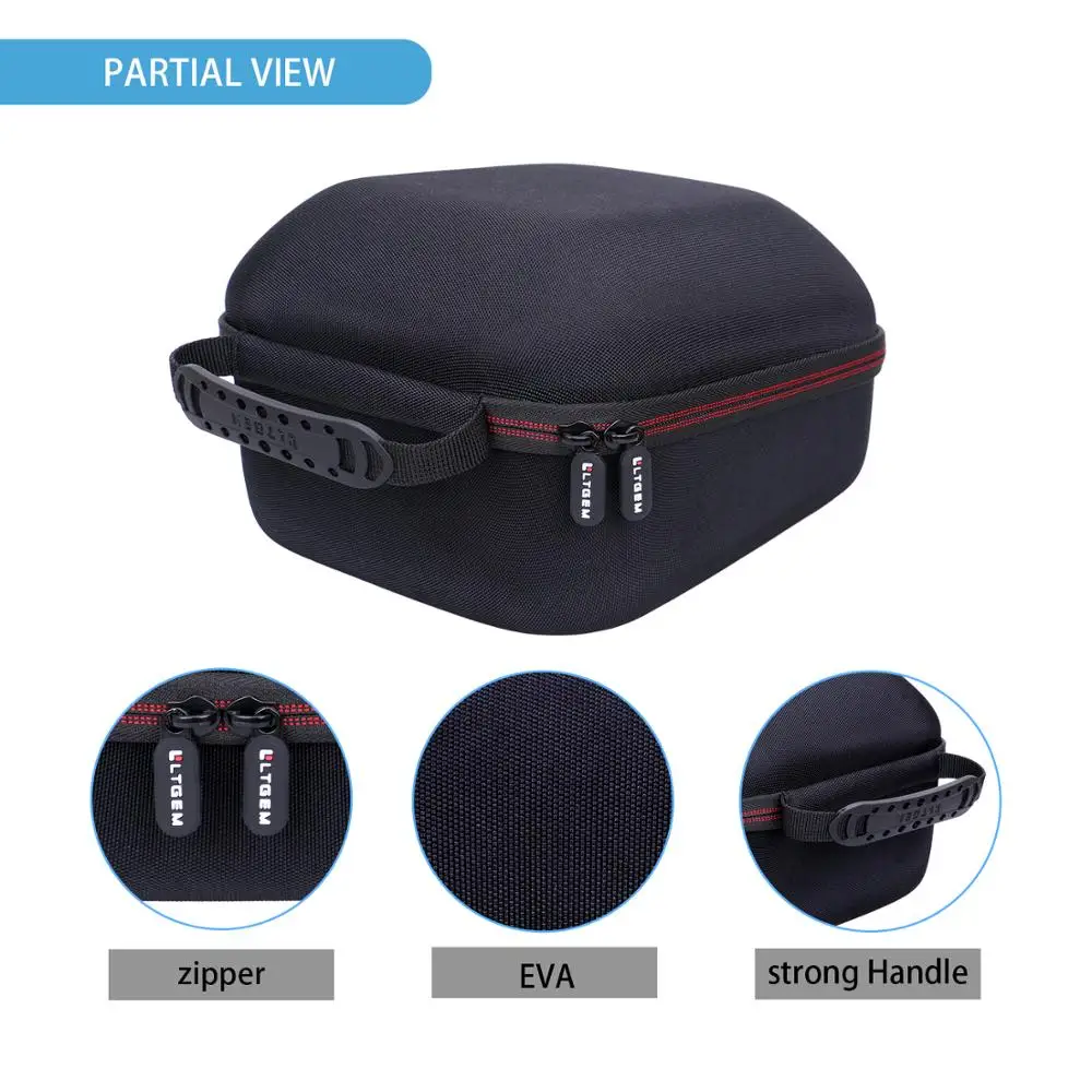 LTGEM-estuche rígido de transporte EVA para Cricut EasyPress, color negro, 2, 6x7 pulgadas - imagen 5