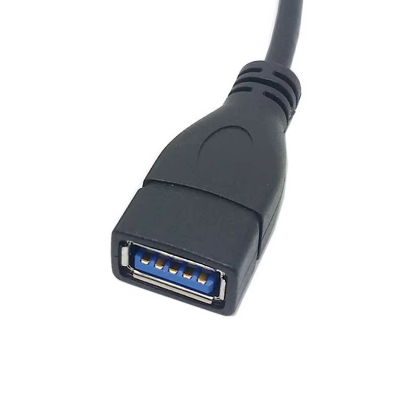 Cable OTG USB 3.1 Tipo C Macho-Hembra 90 grados para Tablet y Móvil - imagen 4