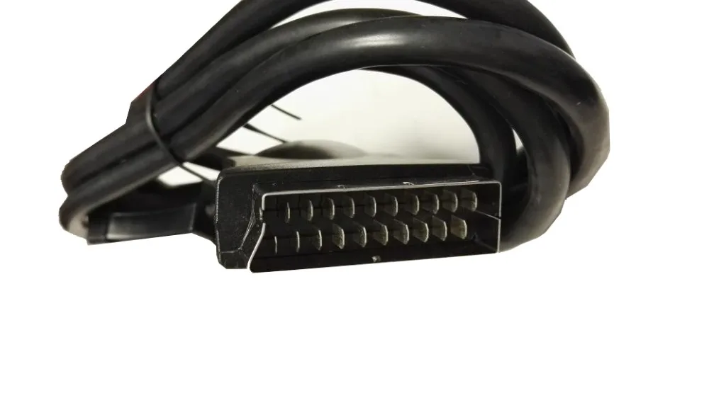 Cable Scart macho a macho para vídeo, DVD, TV, VCR SKY, alta calidad, 1,5 m, 21 pines - imagen 3