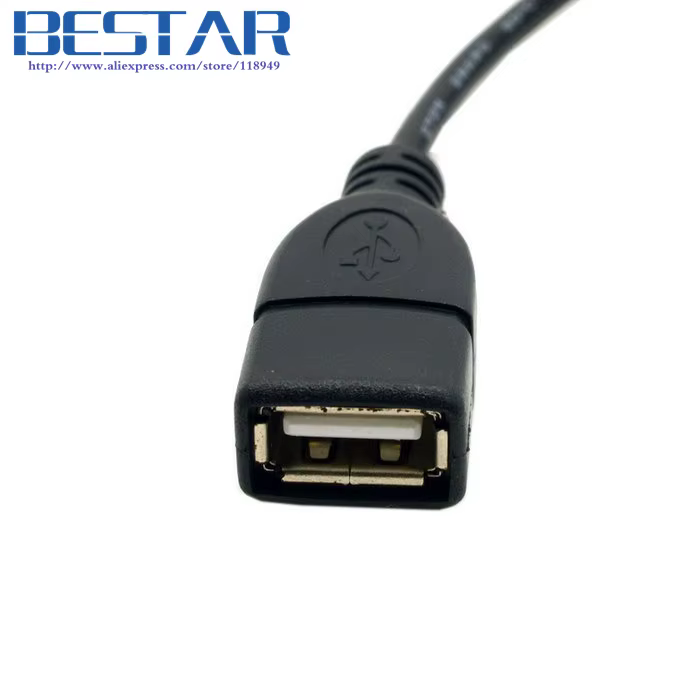 Cable OTG Mini USB A/B Hembra – Handycam DV DC y Tableta - imagen 4