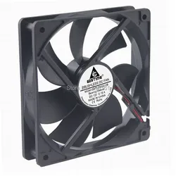 Ventilador Refrigeración Gdstime 120x25mm Alta Velocidad 12V 2 Pines