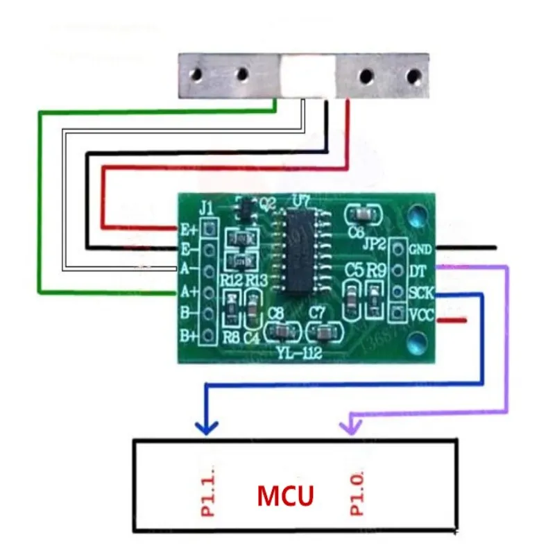Sensor de peso de celda de carga digital de 20 kg + módulo publicitario de sensores de pesaje HX711 para Arduino - imagen 2