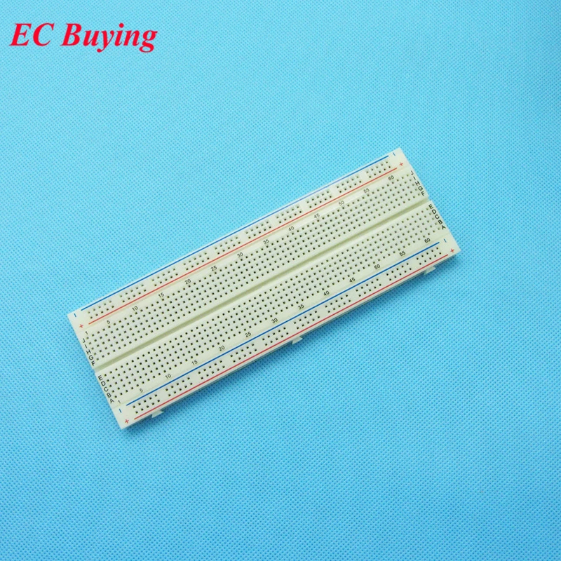 Placa de pruebas MB102, módulo de fuente de alimentación de 3,3 V/5V + MB-102, kit de prototipo de placa de pan sin soldadura de 830 puntos + 65 cables de puente flexibles - imagen 5