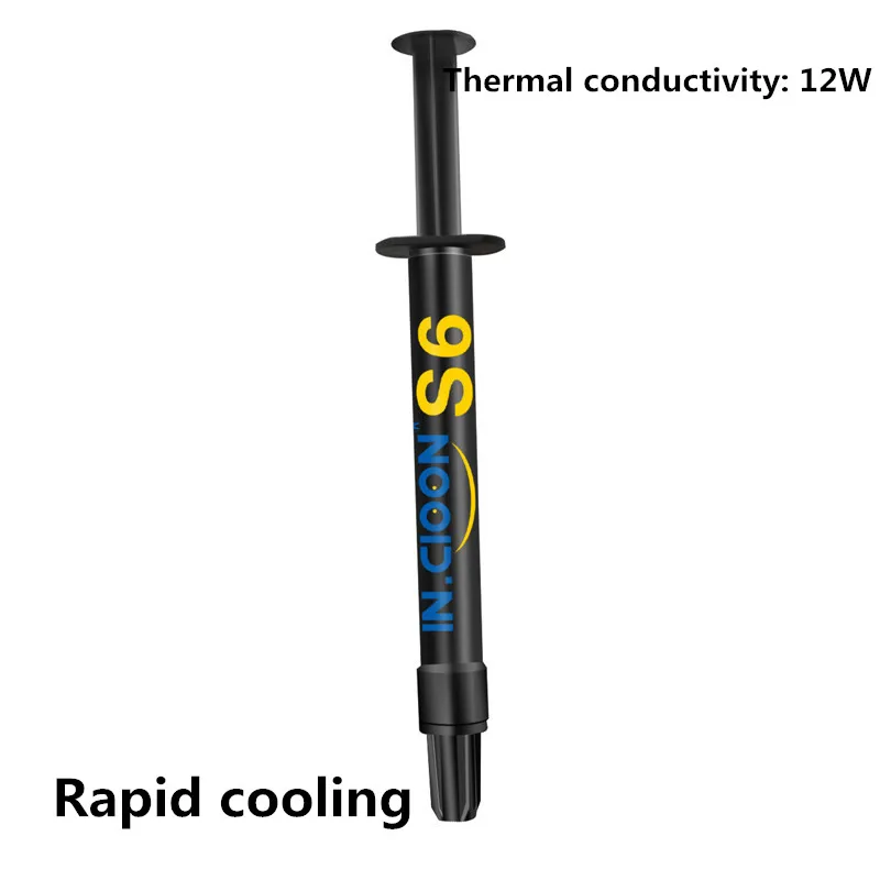 Grasa térmica de silicona para CPU, pasta térmica para ordenador de escritorio, tarjeta gráfica, cuaderno, gel de sílice de alta conductividad térmica, 2g