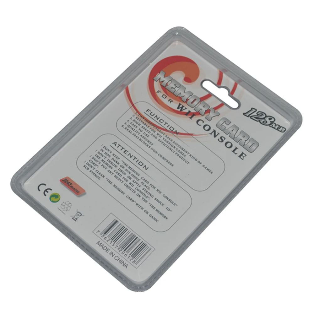Tarjeta de almacenamiento de memoria para Wii, protector de alta calidad para GameCube, NGC, regalo de Navidad, 128MB, 10 piezas por lote - imagen 5