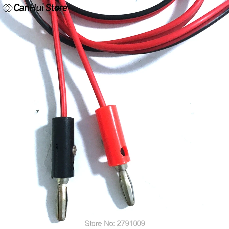 Cables de prueba de enchufe Banana de doble cabeza de 1m y 4mm, Cable de prueba de enchufe banana apilable de 100cm, cables de prueba de alto voltaje, línea de prueba de potencia - imagen 5