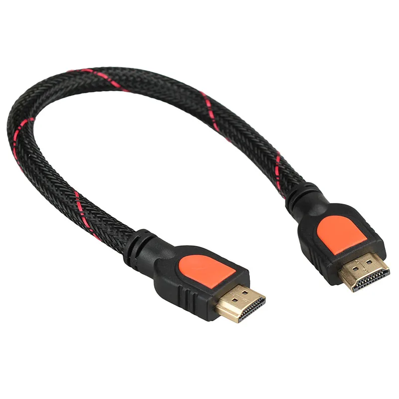 25CM 50CM HD compatible A macho corto convertidor conector Cable adaptador 1080P V1.4