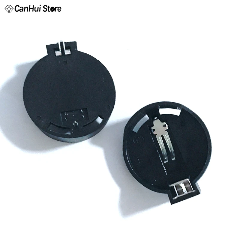 10PCS Battery Button Cell Holder Socket Case CR2032 battery holder 2032 Battery Seat Circular Battery Box - imagen 5