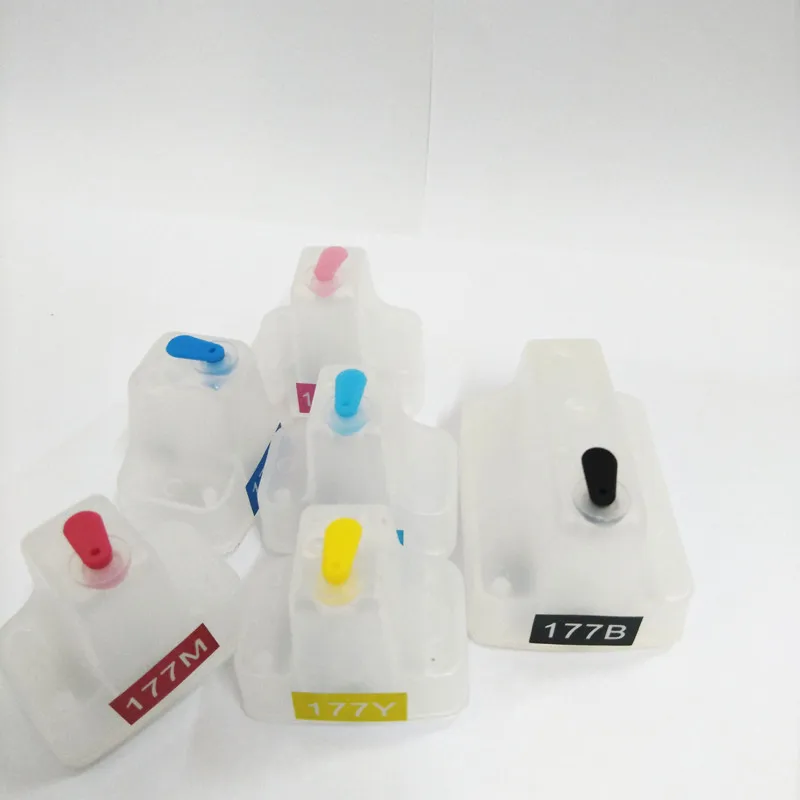 Vilaxh-Reemplazo de cartucho de tinta recargable para impresora HP 177, Photosmart C5100, C5140, C5183, C6270, C6280, C6180, 3110, 3210 - imagen 5