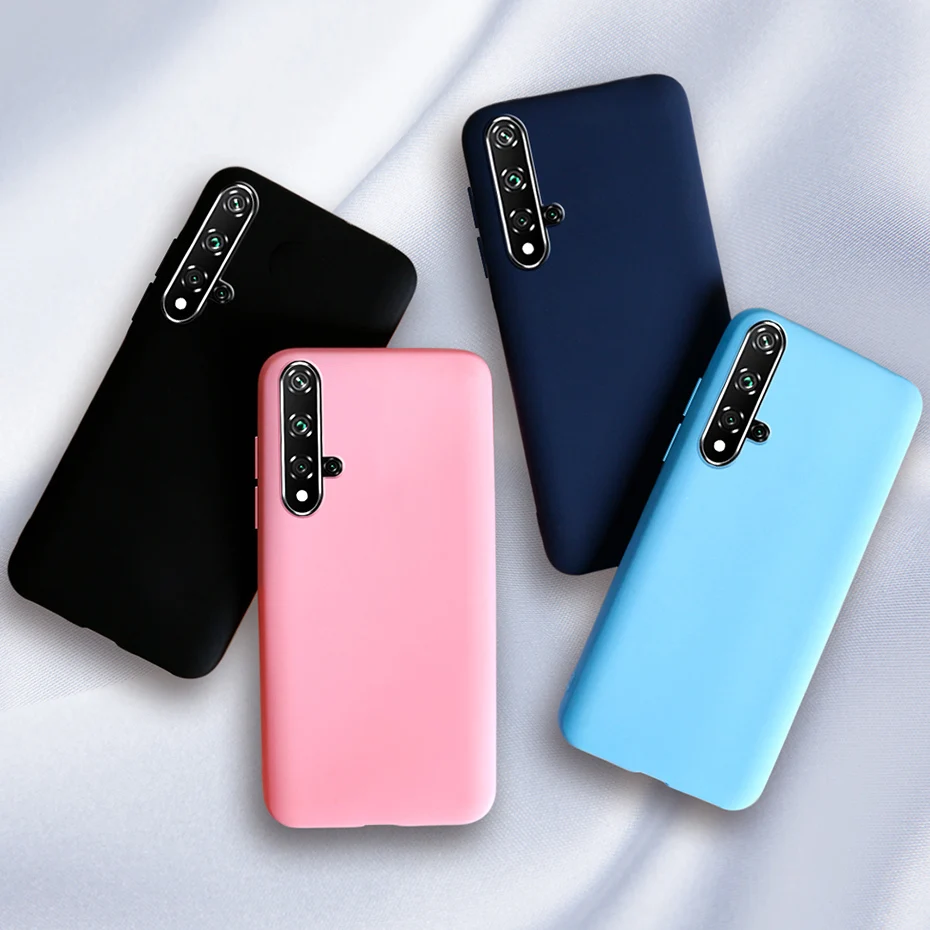Para Huawei Nova 5T funda protectora trasera ultrafina suave TPU fundas de silicona para Huawei Nova 5T Nova5t 5 t Fundas - imagen 4