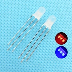 LED Bicolor 5 mm Rojo Azul – Diodo Difuso Ánodo Común
